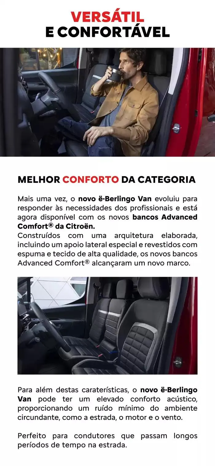 Folheto Catálogo Citroen Novo ë-Berlingo Van de 20 de novembro até 20 de novembro 2025 - Pagina 5