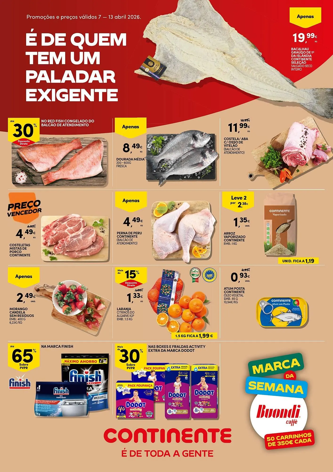 Folheto Folheto Continente de 7 de abril até 13 de abril 2026 - Pagina 1