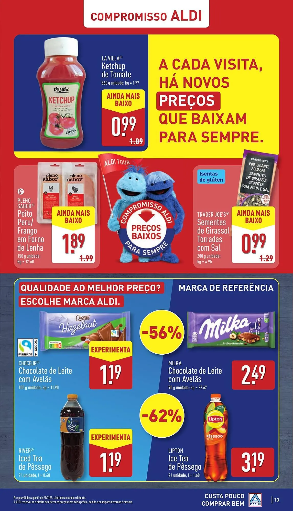 Folheto Folheto ALDI de 21 de julho até 27 de julho 2025 - Pagina 13