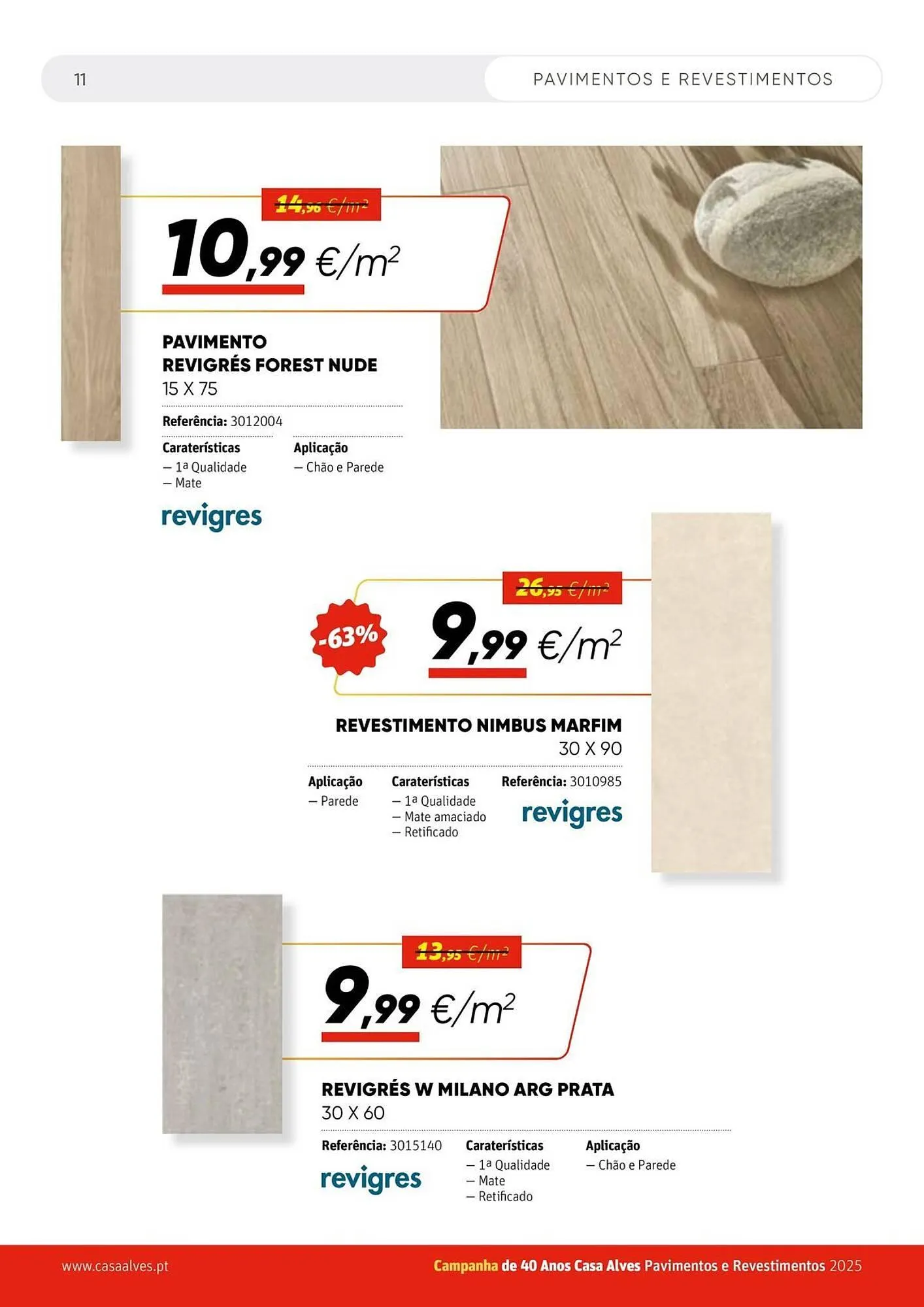 Folheto Folheto Casa Alves de 1 de abril até 31 de agosto 2025 - Pagina 11