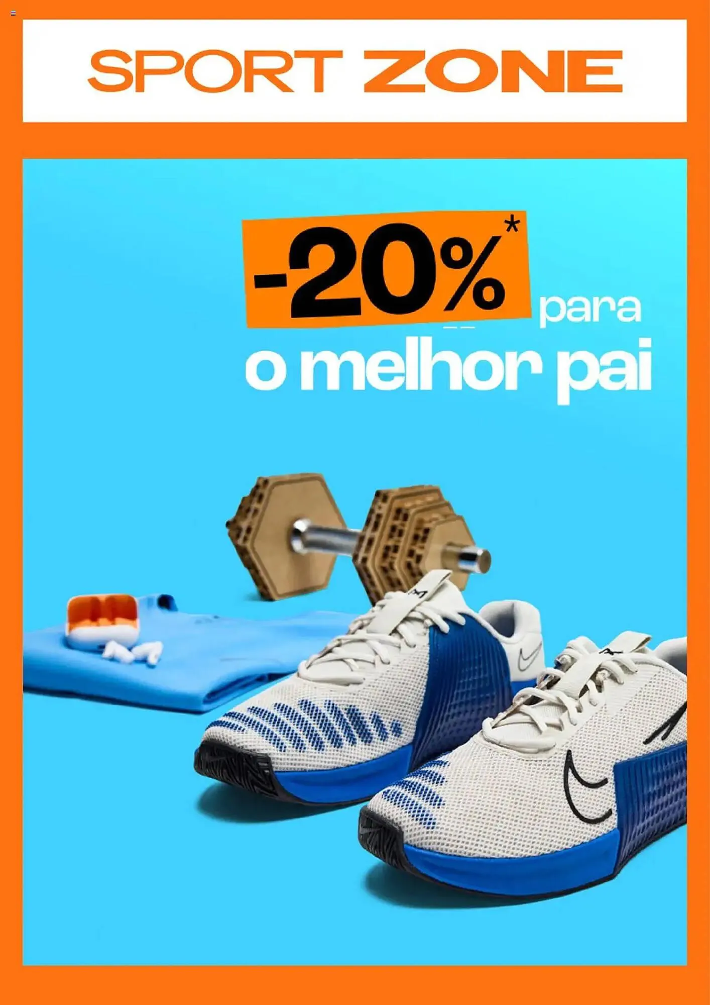 Folheto Folheto Sport Zone de 27 de fevereiro até 19 de março 2025 - Pagina 1