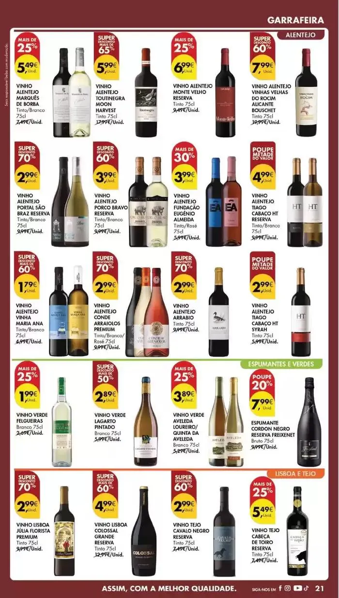 Folheto Pechinchas exclusivas de 29 de outubro até 4 de novembro 2024 - Pagina 13