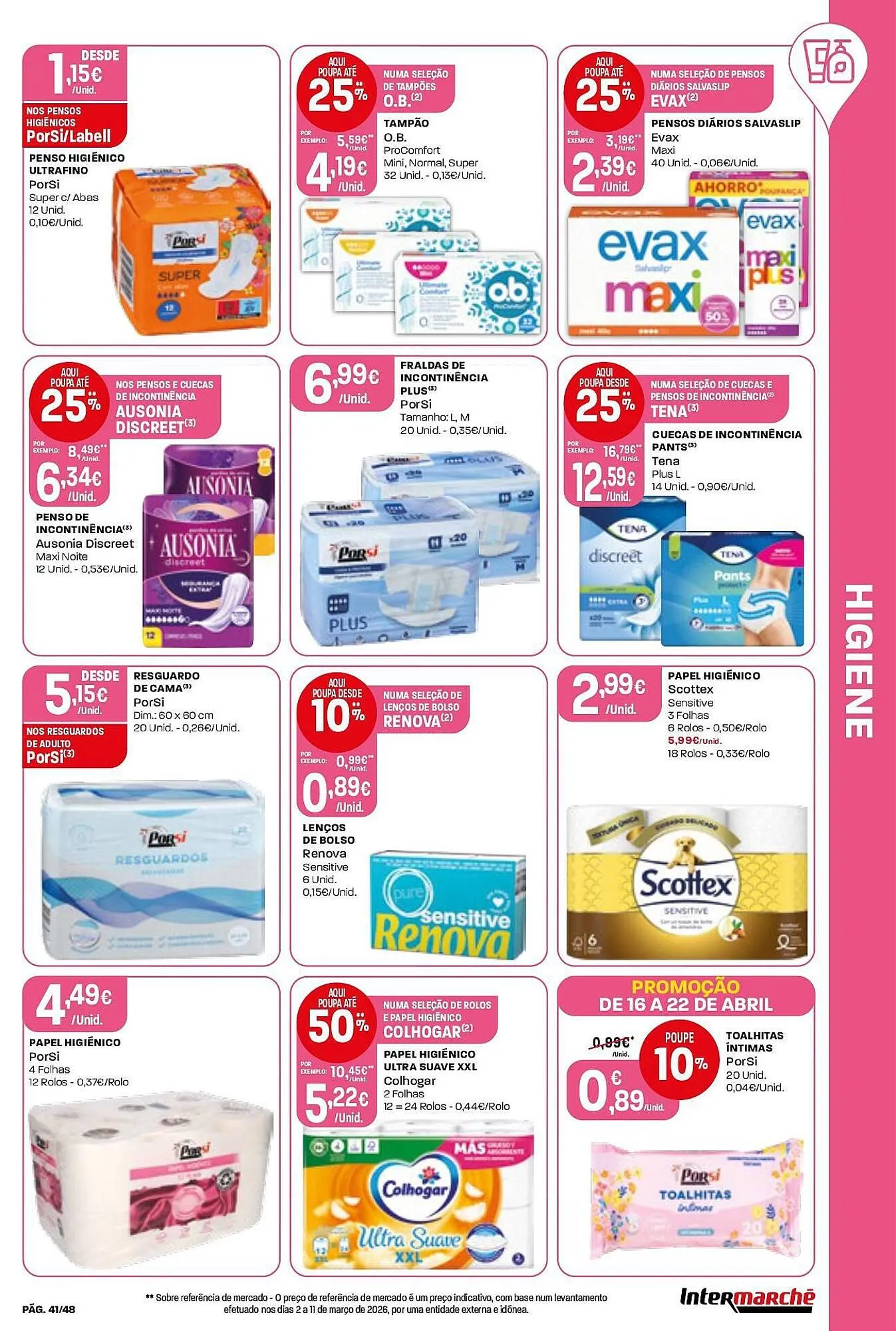 Folheto Folheto Intermarché de 16 de abril até 22 de abril 2026 - Pagina 41
