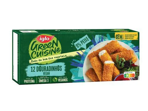 douradinhos iglo green cuisine vegan 12un 336g
