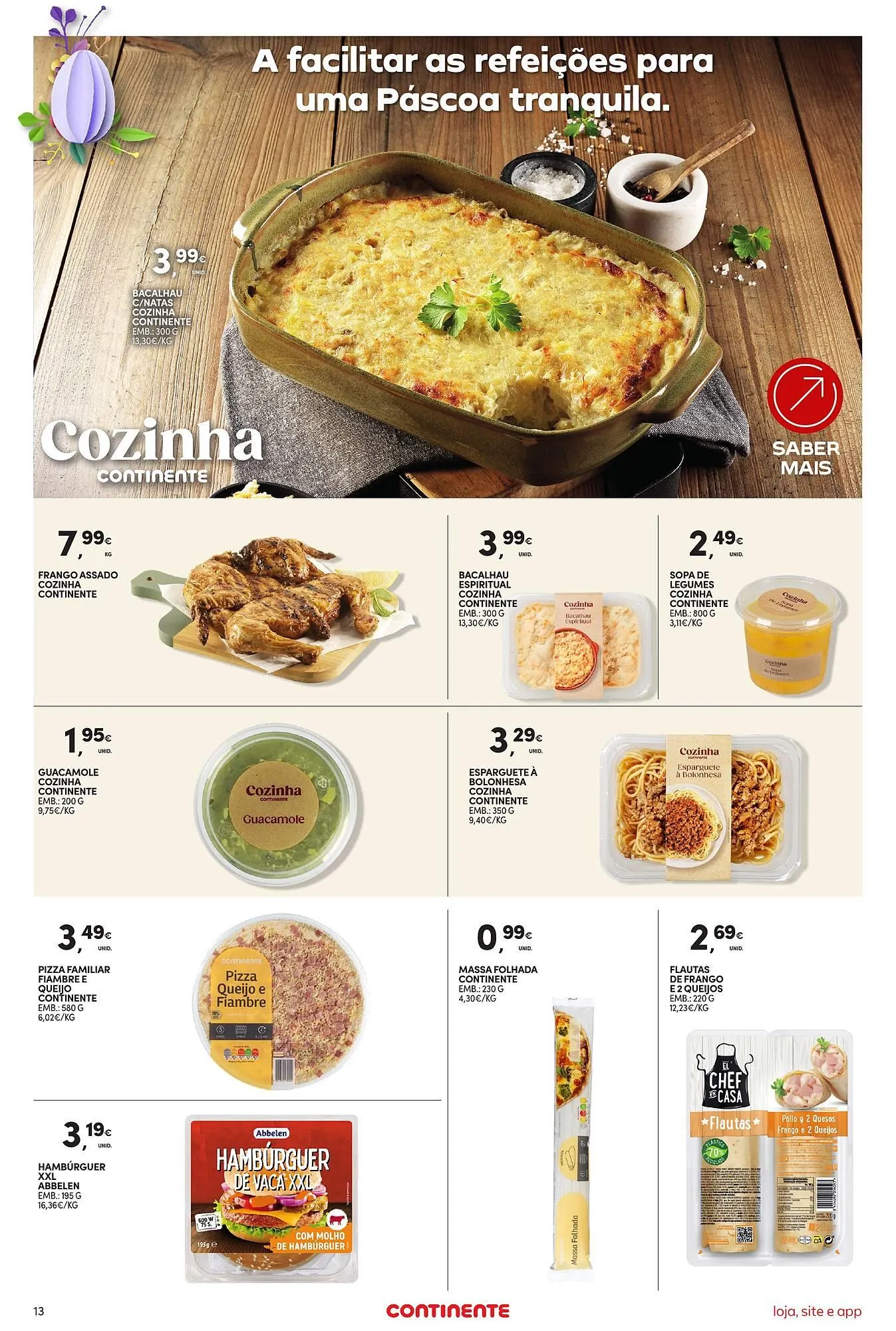 Folheto Folheto Continente Bom dia de 1 de abril até 7 de abril 2025 - Pagina 13