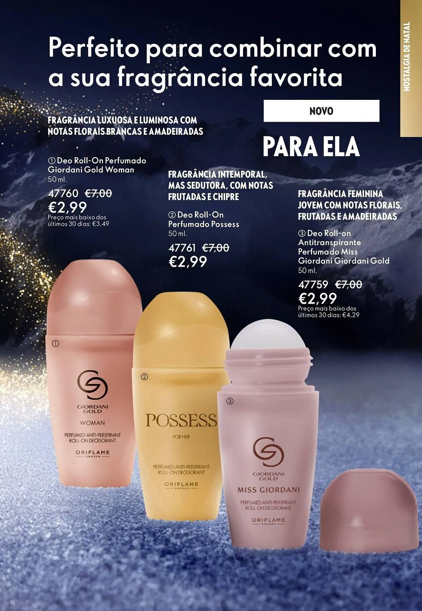 Folheto Catálogo Oriflame de 12 de novembro até 2 de dezembro 2025 - Pagina 15