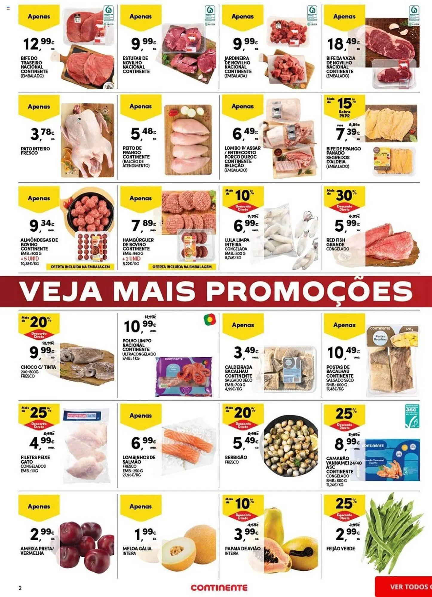 Folheto Folheto Continente Fim de Semana de 23 de fevereiro até 26 de fevereiro 2024 - Pagina 2