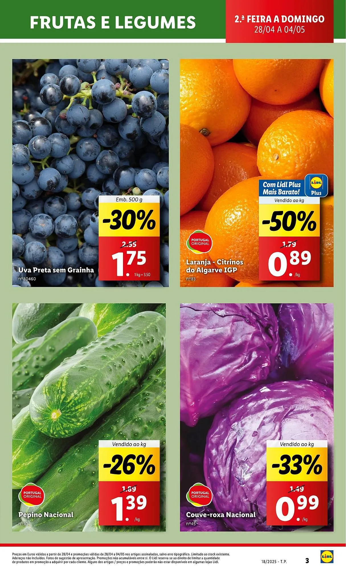 Folheto Folheto Lidl de 28 de abril até 4 de maio 2025 - Pagina 3