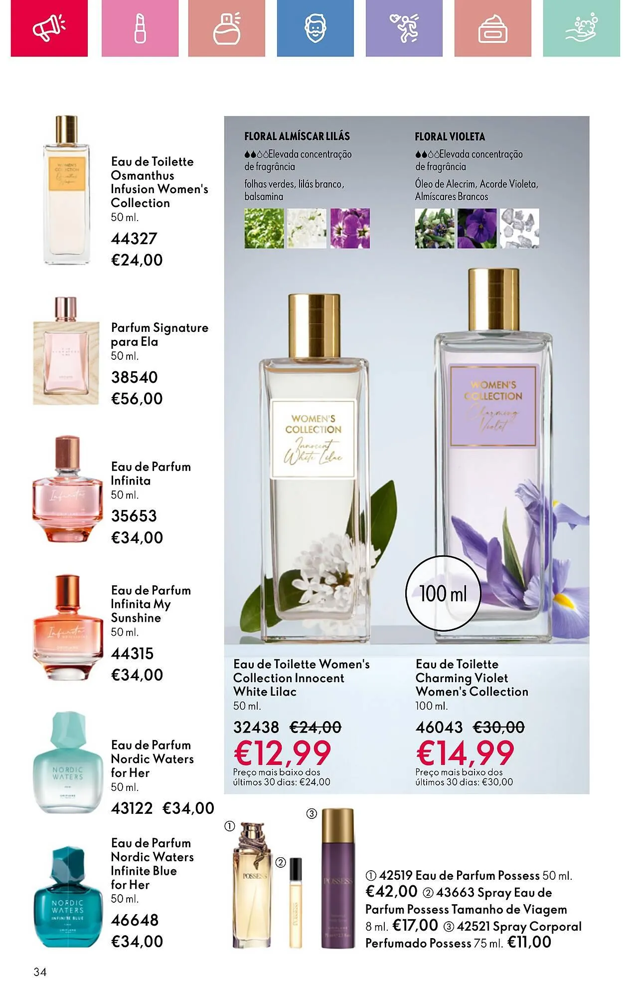 Folheto Folheto Oriflame de 23 de março até 12 de abril 2025 - Pagina 34