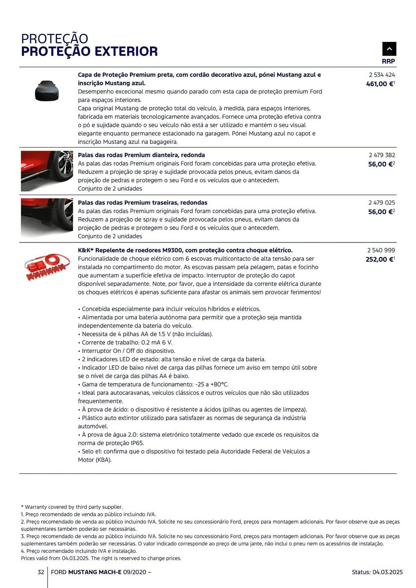 Folheto Folheto Ford de 18 de março até 31 de agosto 2025 - Pagina 32