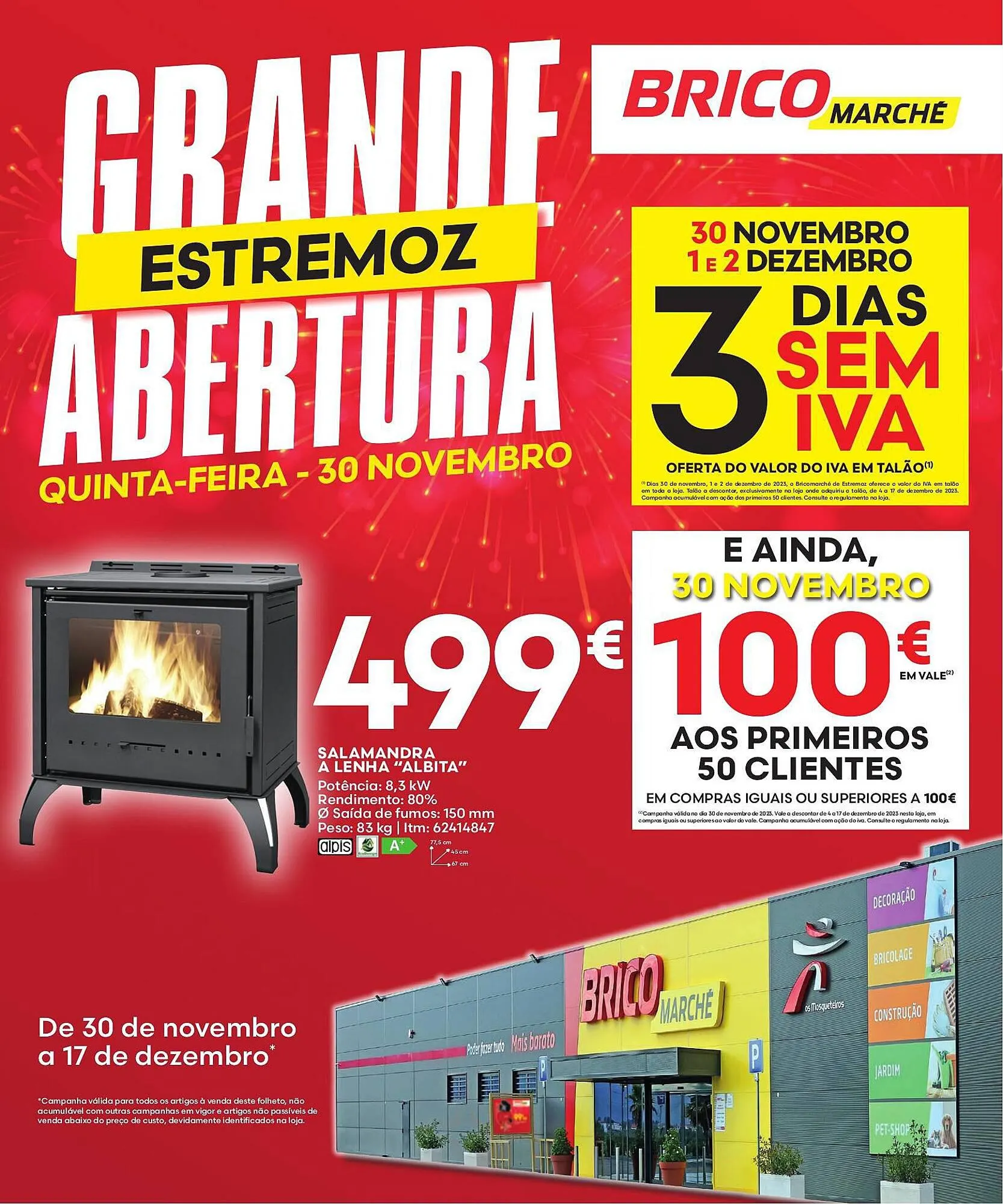 Folheto Folheto Bricomarché de 30 de novembro até 17 de dezembro 2023 - Pagina 1