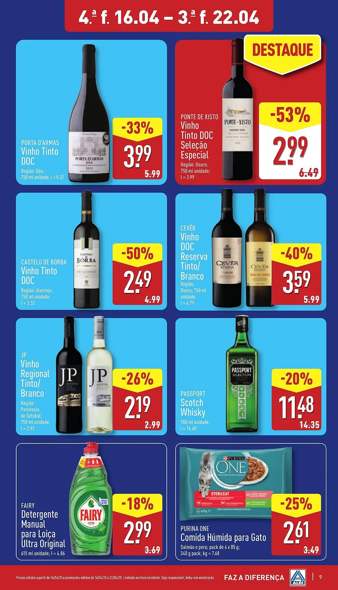 Folheto Folheto ALDI de 16 de abril até 22 de abril 2025 - Pagina 9