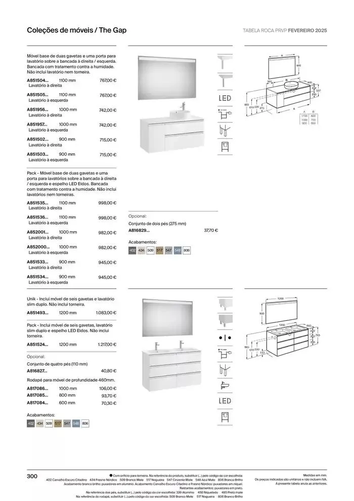 Folheto Soluções de Banho  de 6 de janeiro até 31 de dezembro 2025 - Pagina 302