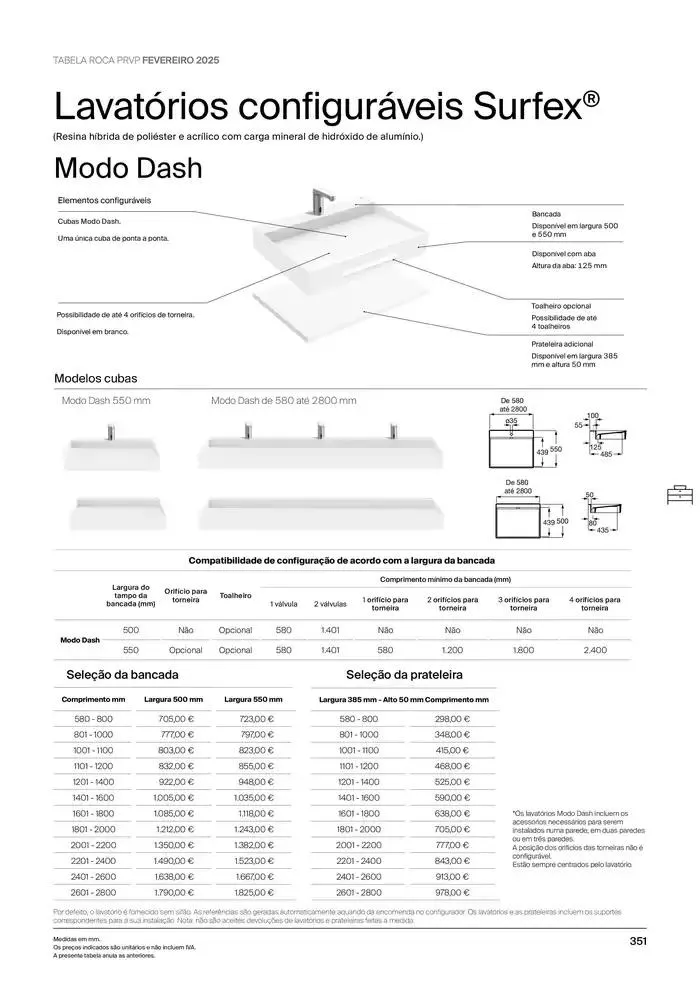 Folheto Soluções de Banho  de 6 de janeiro até 31 de dezembro 2025 - Pagina 353