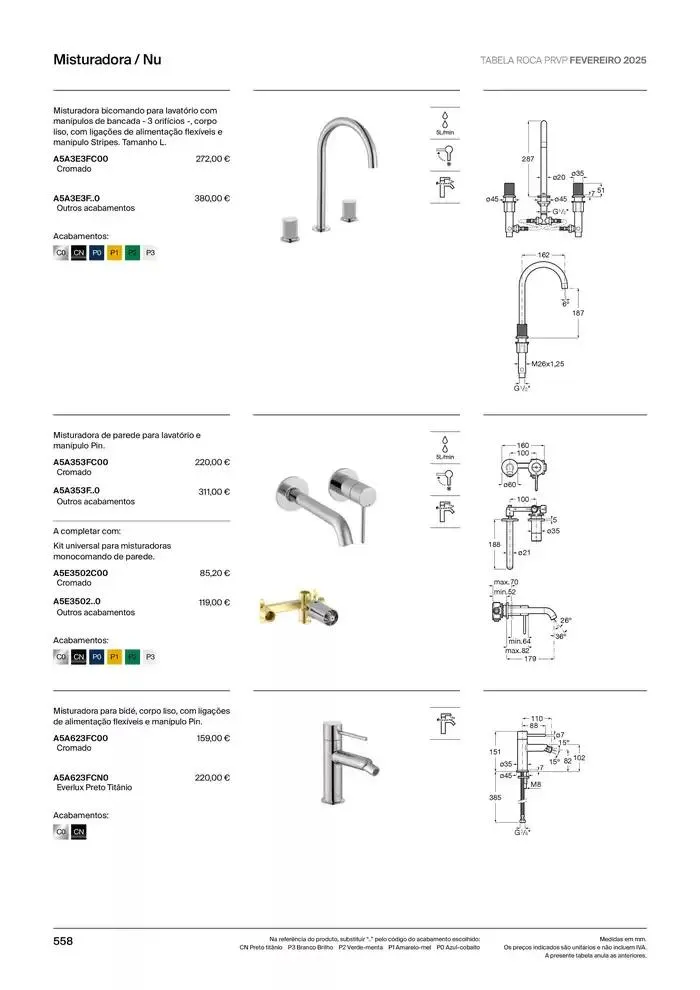 Folheto Soluções de Banho  de 6 de janeiro até 31 de dezembro 2025 - Pagina 560
