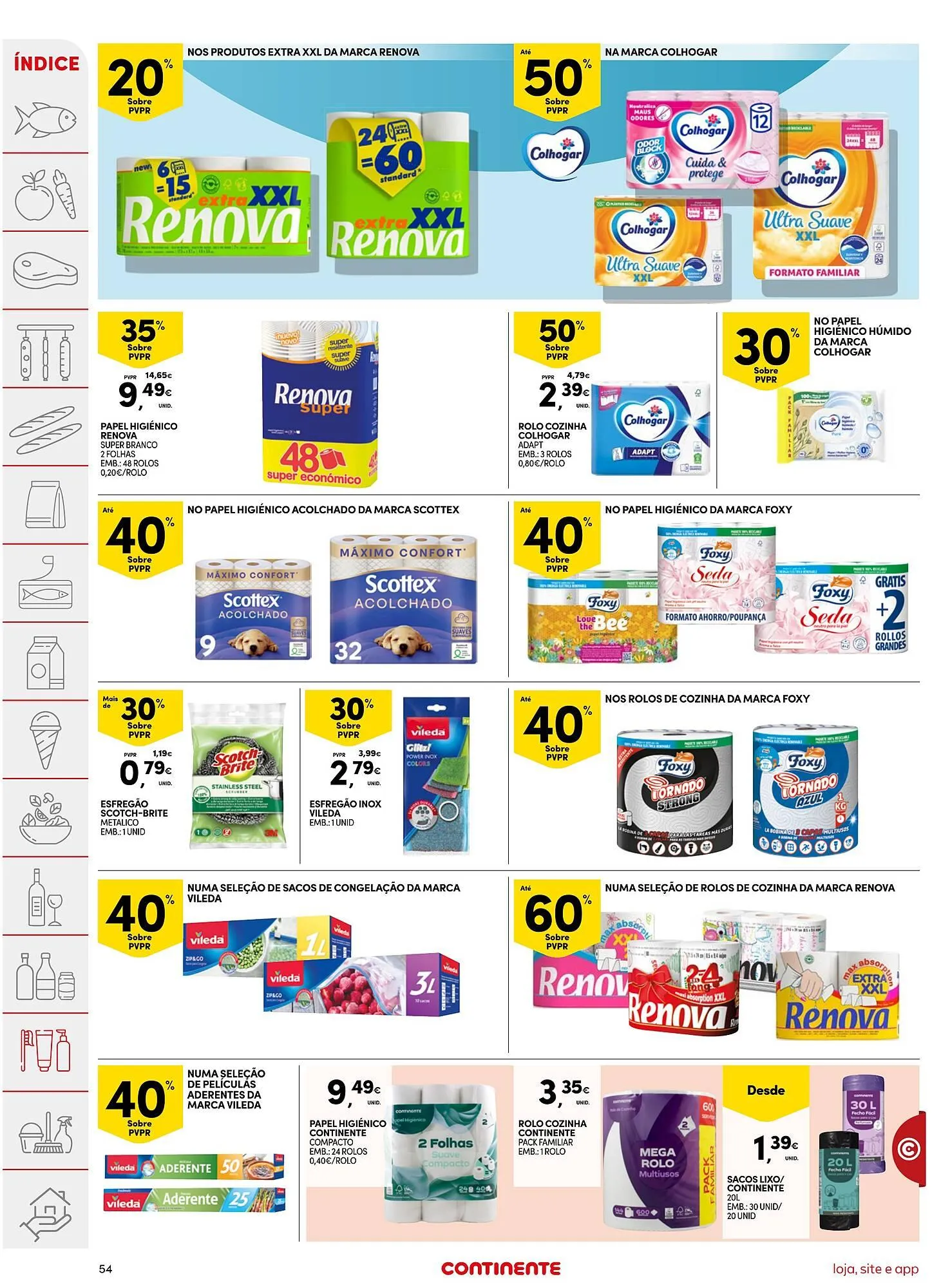 Folheto Folheto Continente de 10 de março até 16 de março 2026 - Pagina 54