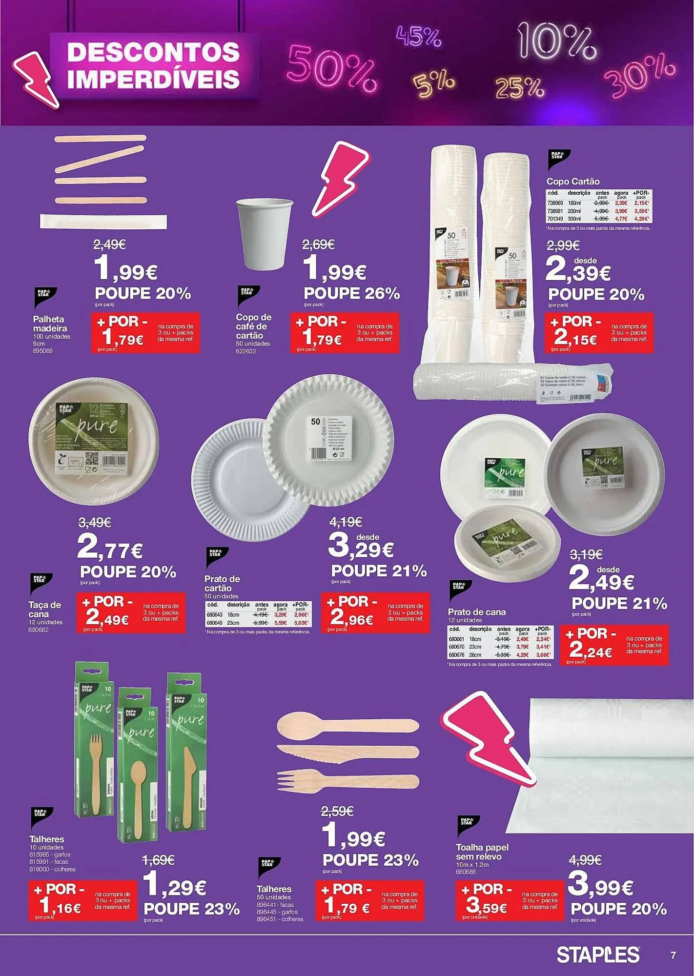 Folheto Folheto Staples de 9 de março até 31 de março 2026 - Pagina 7