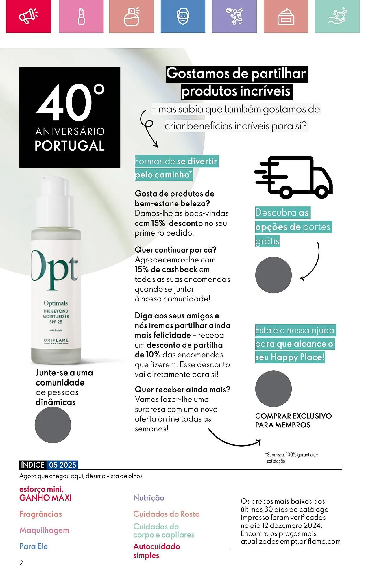 Folheto Folheto Oriflame de 23 de março até 12 de abril 2025 - Pagina 2