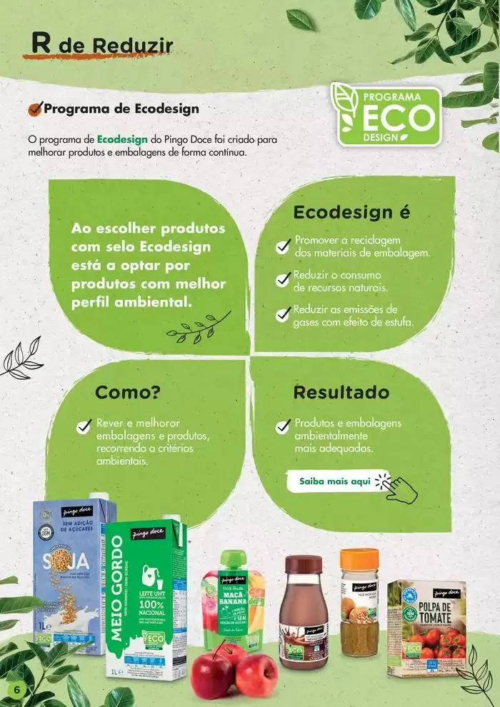 Folheto Pingo Doce Guia de Boas Práticas Ambientais de 17 de dezembro até 17 de janeiro 2025 - Pagina 6