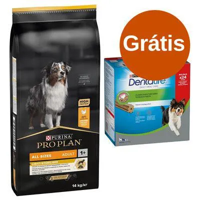 Purina Pro Plan 7 a 14 kg ração para cães + Dentalife grátis!