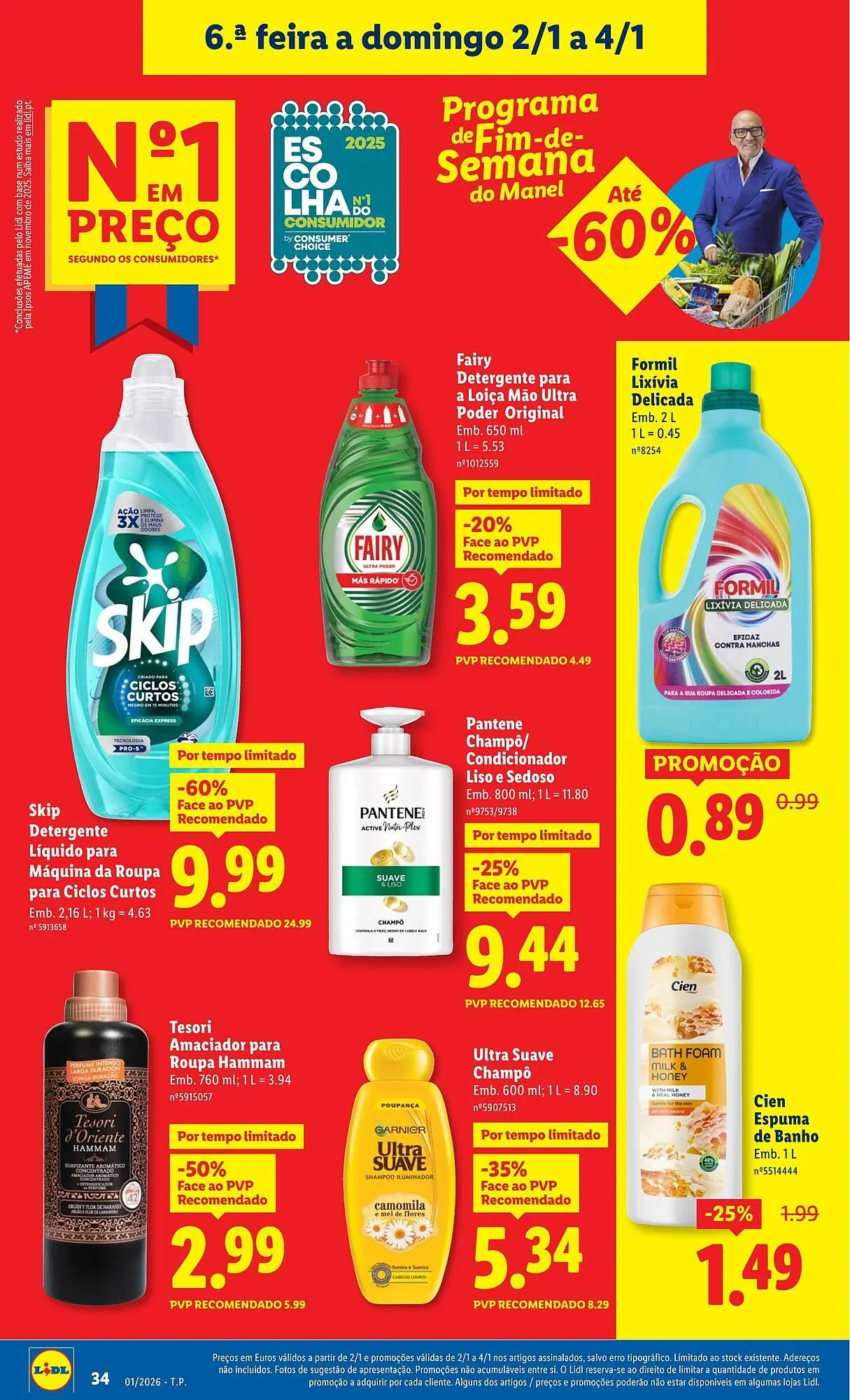 Folheto Folheto Lidl de 29 de dezembro até 4 de janeiro 2026 - Pagina 34