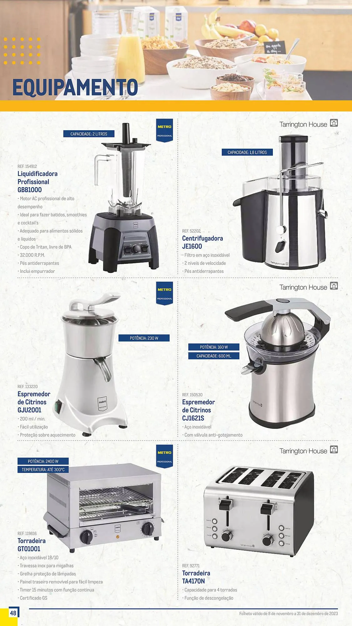 Folheto Folheto Makro de 8 de novembro até 31 de dezembro 2023 - Pagina 48