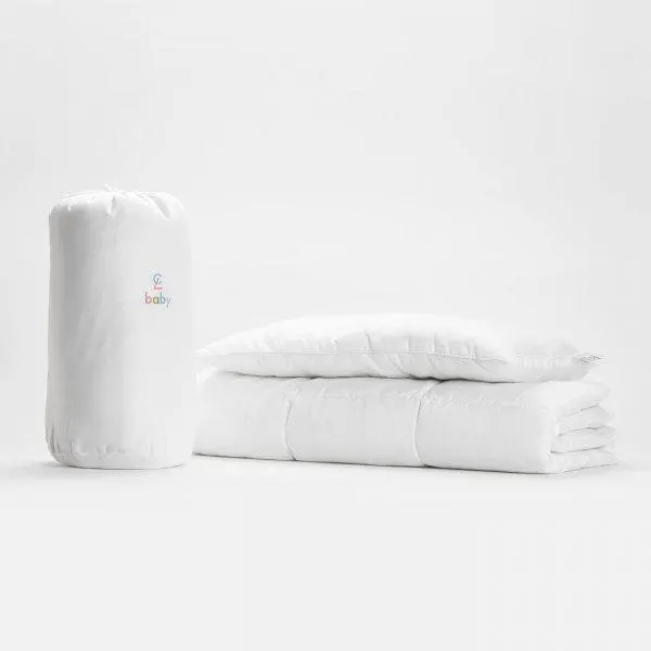 Enchimento de Edredão e Almofada de Bebé Cama de Grades