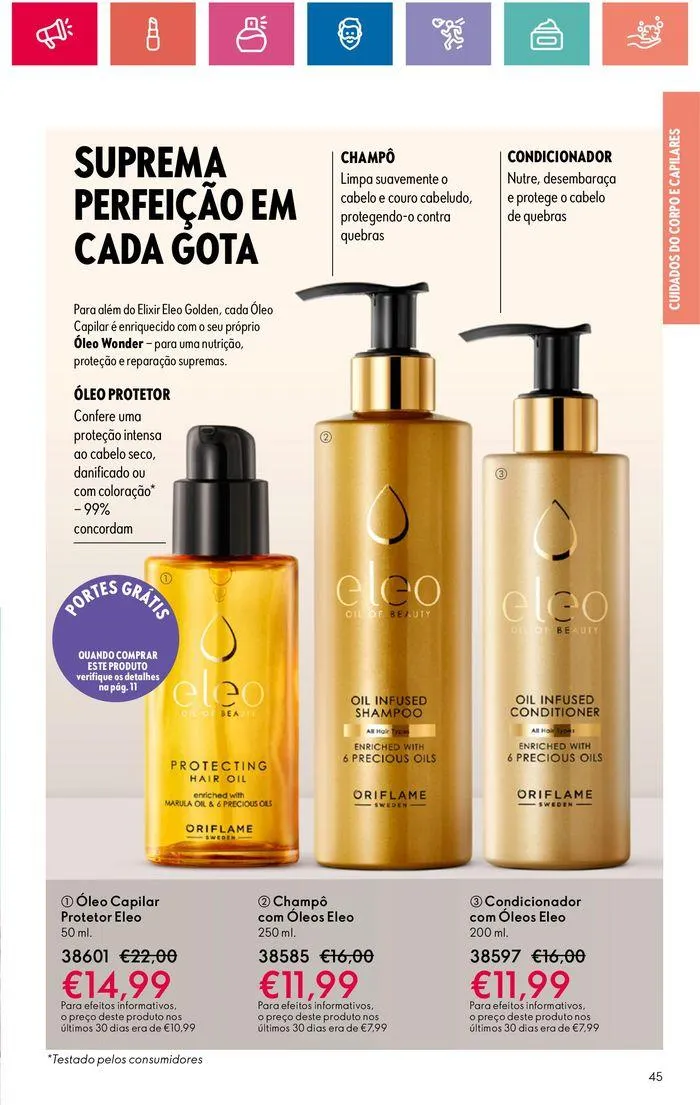 Folheto Folheto Oriflame de 30 de maio até 19 de junho 2024 - Pagina 45