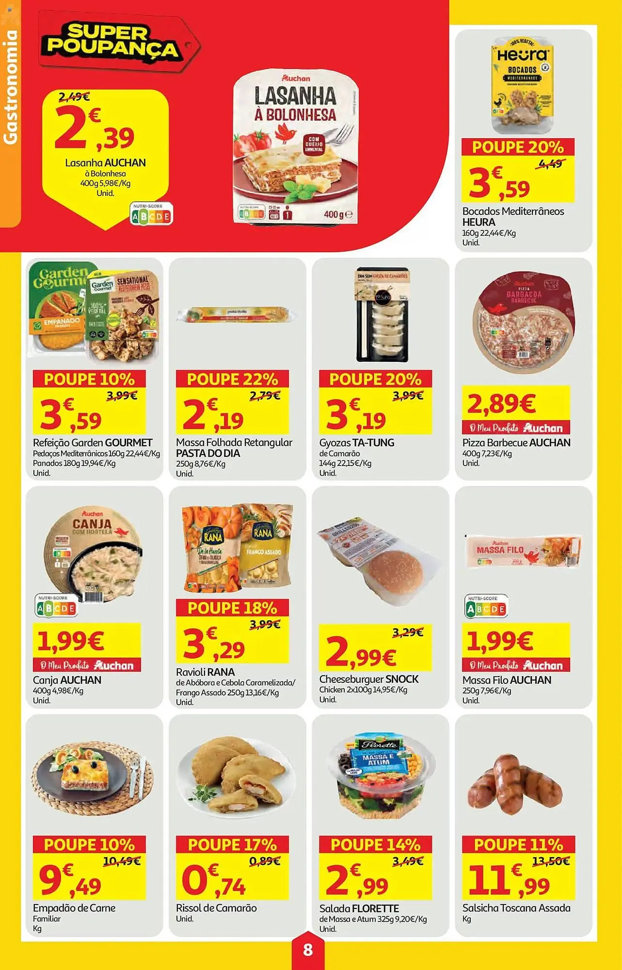 Folheto Folheto Auchan de 9 de abril até 16 de abril 2026 - Pagina 8