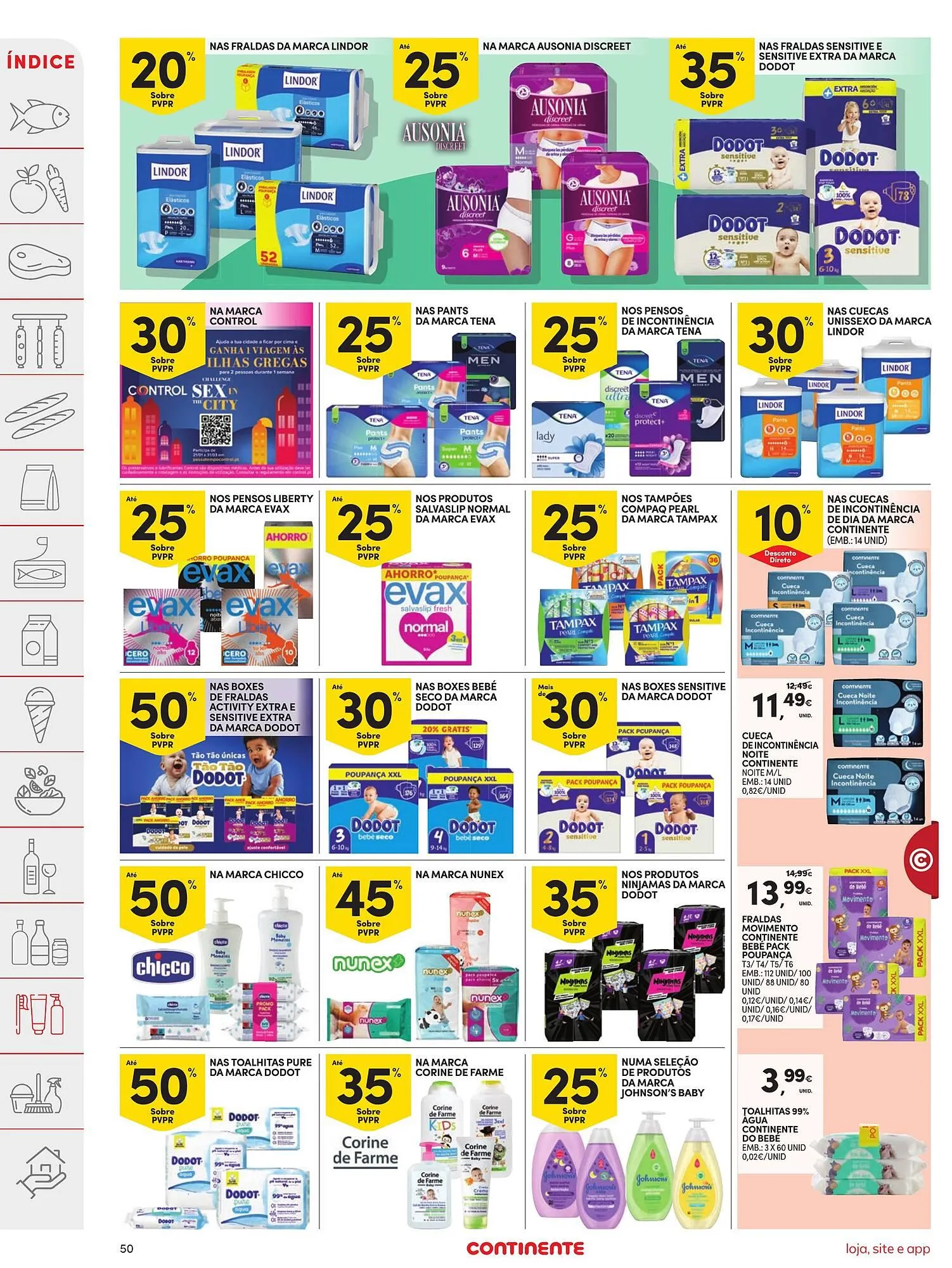 Folheto Folheto Continente de 31 de março até 6 de abril 2026 - Pagina 50