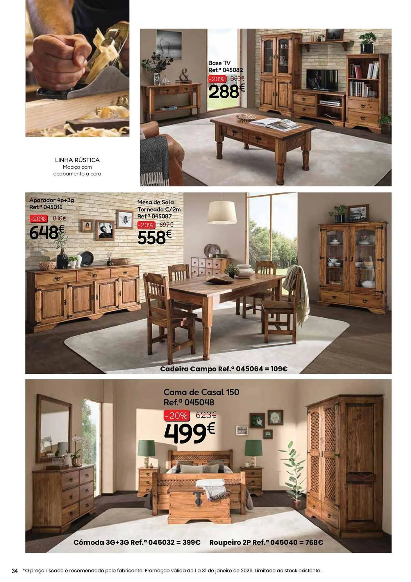 Folheto Folheto Hiper Centro do Móvel de 6 de janeiro até 31 de janeiro 2026 - Pagina 34