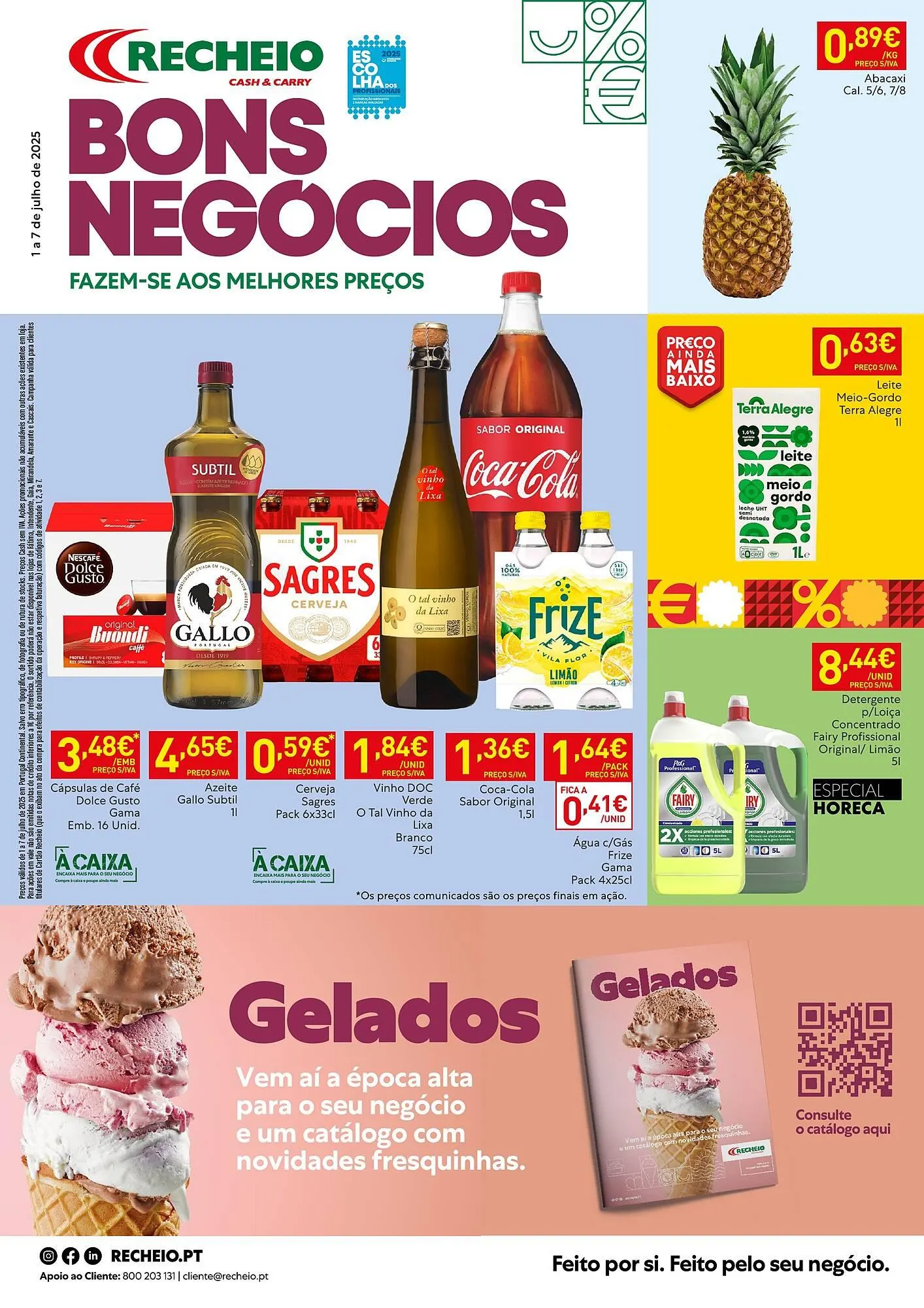 Folheto Folheto Recheio de 1 de julho até 7 de julho 2025 - Pagina 1