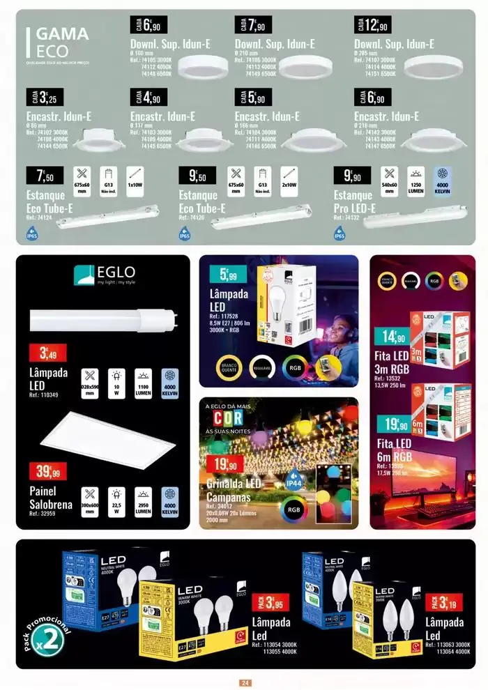 Folheto Folheto Aquecimento Brico Lordelo de 22 de outubro até 20 de janeiro 2025 - Pagina 24