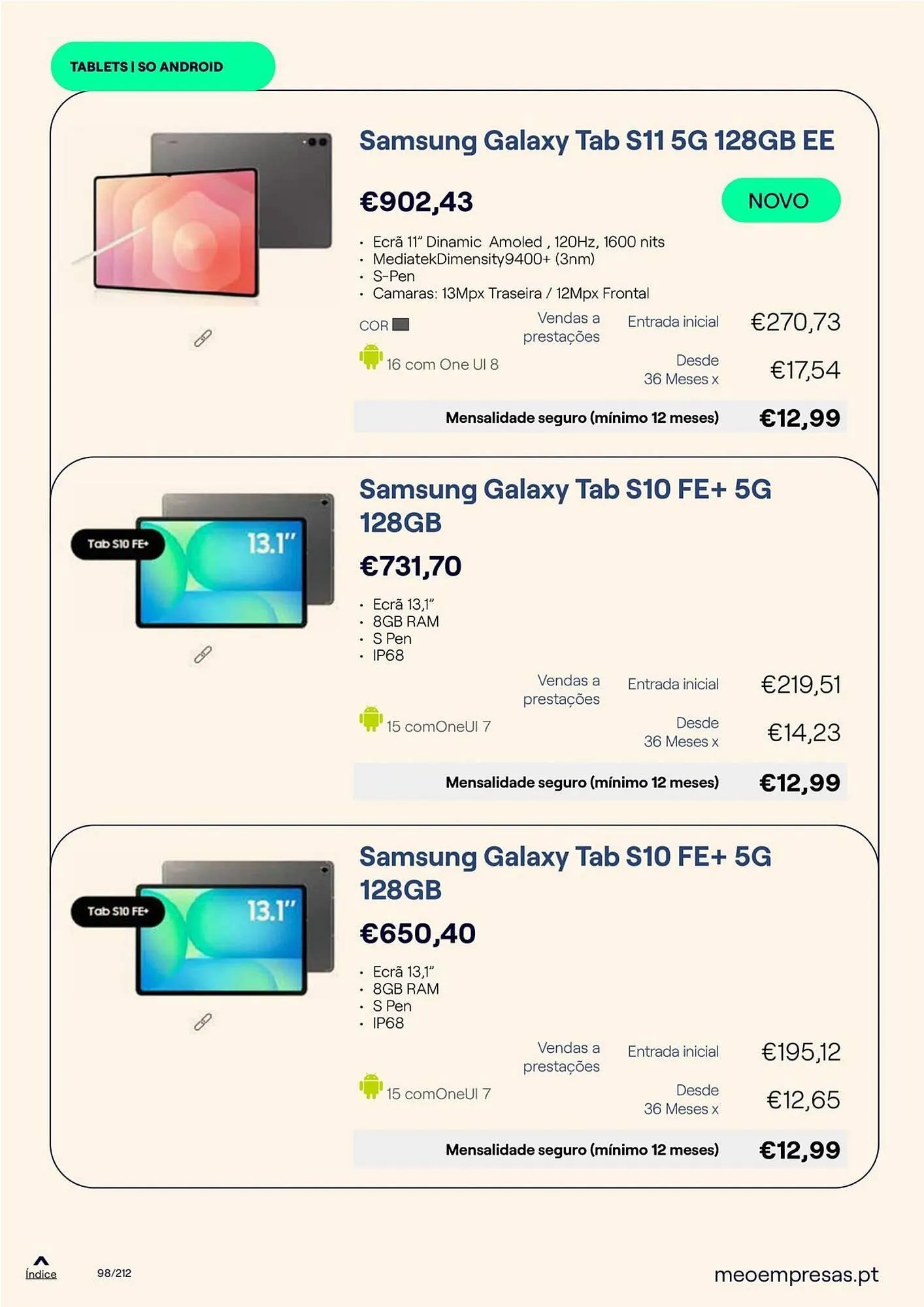Folheto Catálogo MEO de 20 de outubro até 31 de dezembro 2025 - Pagina 98