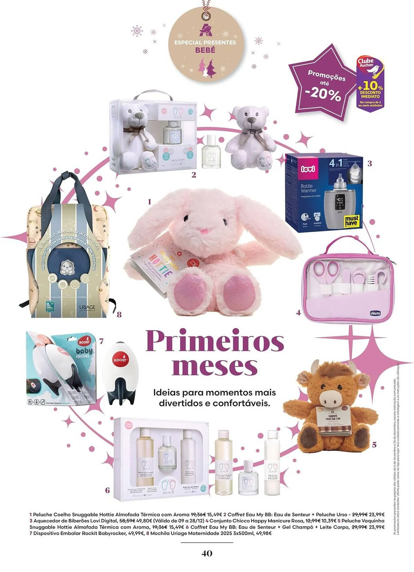 Folheto Folheto Auchan de 6 de novembro até 26 de dezembro 2025 - Pagina 40