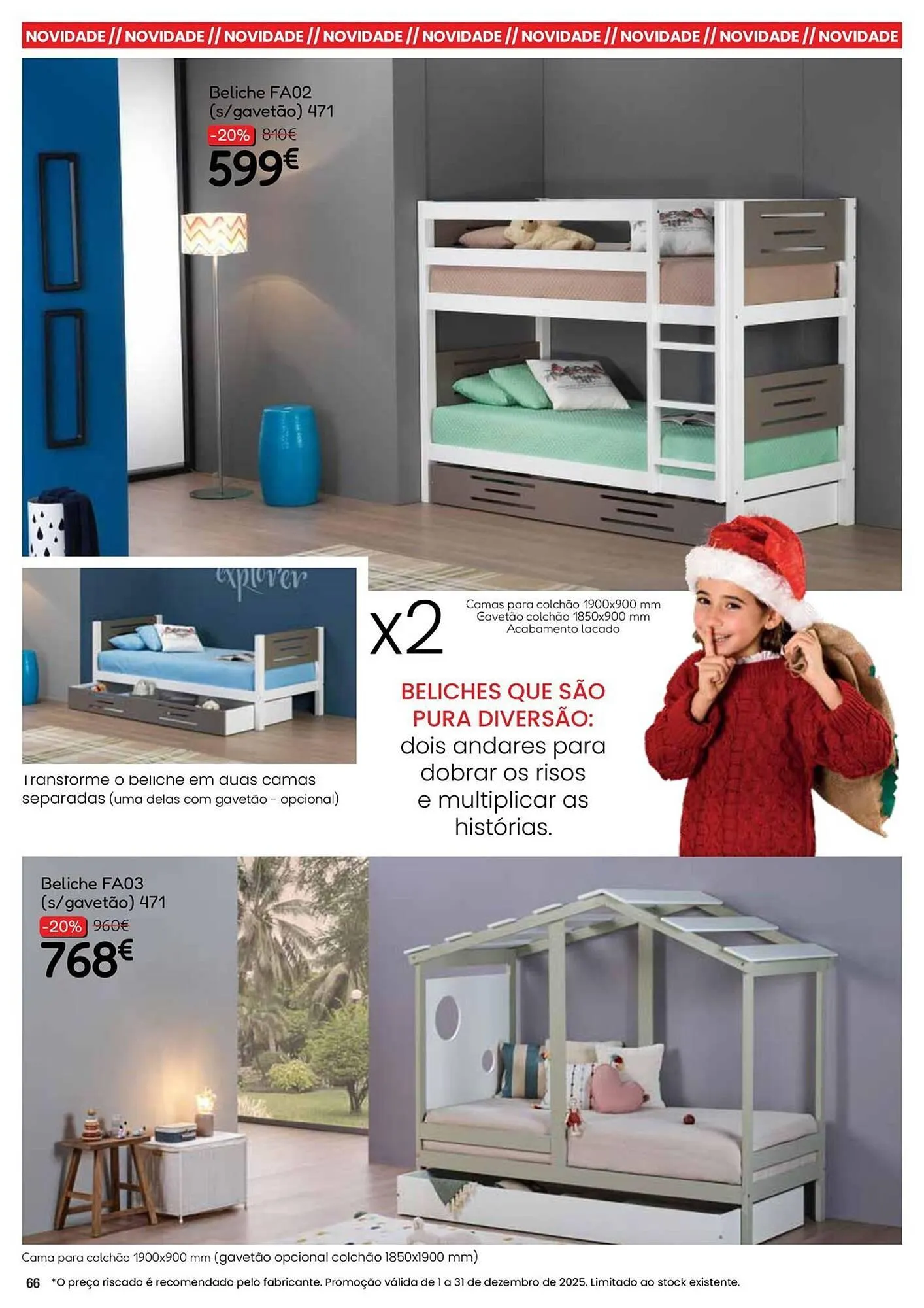 Folheto Folheto Hiper Centro do Móvel de 4 de dezembro até 31 de dezembro 2025 - Pagina 66