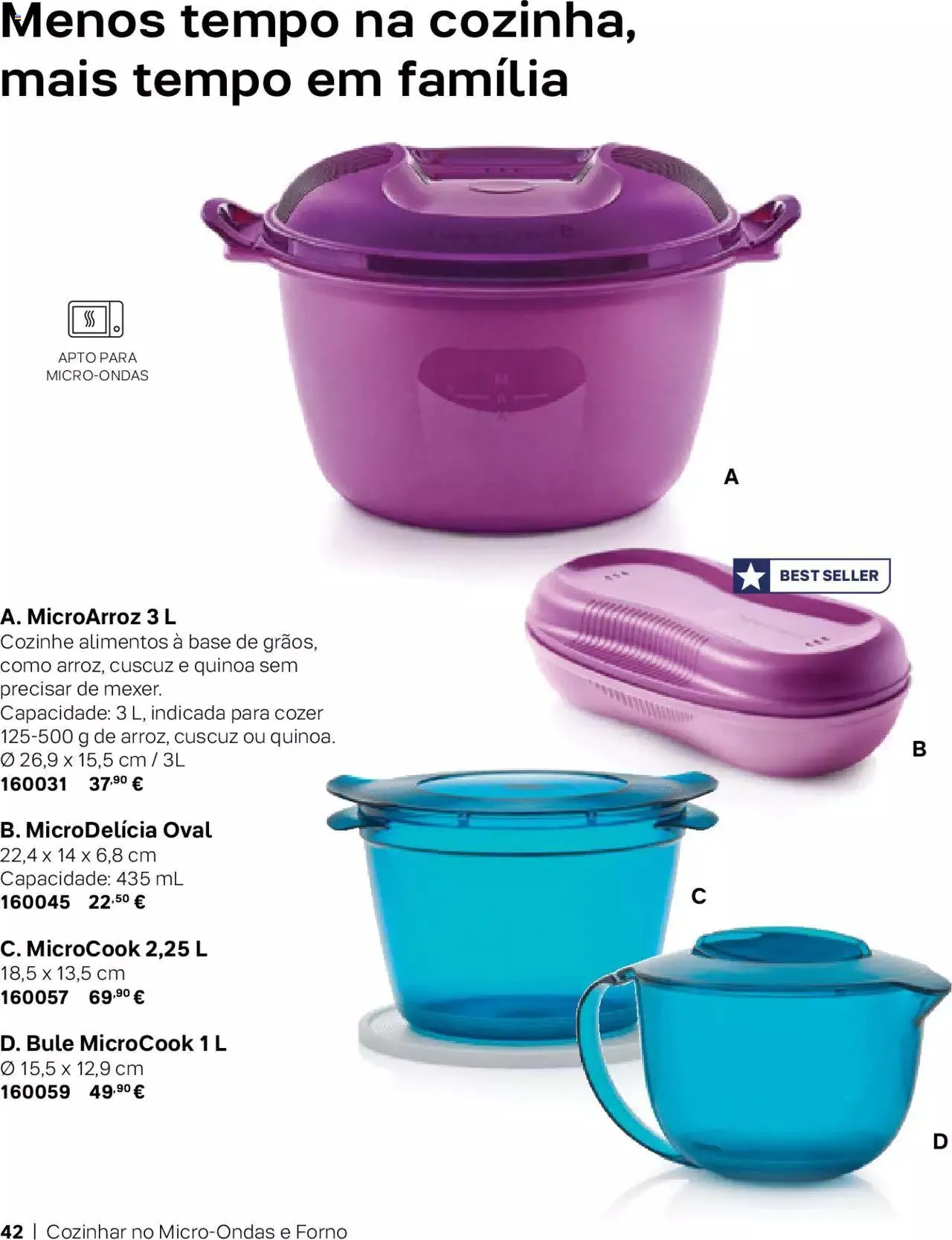 Folheto Tupperware Catálogo de 1 de setembro até 31 de dezembro 2023 - Pagina 42