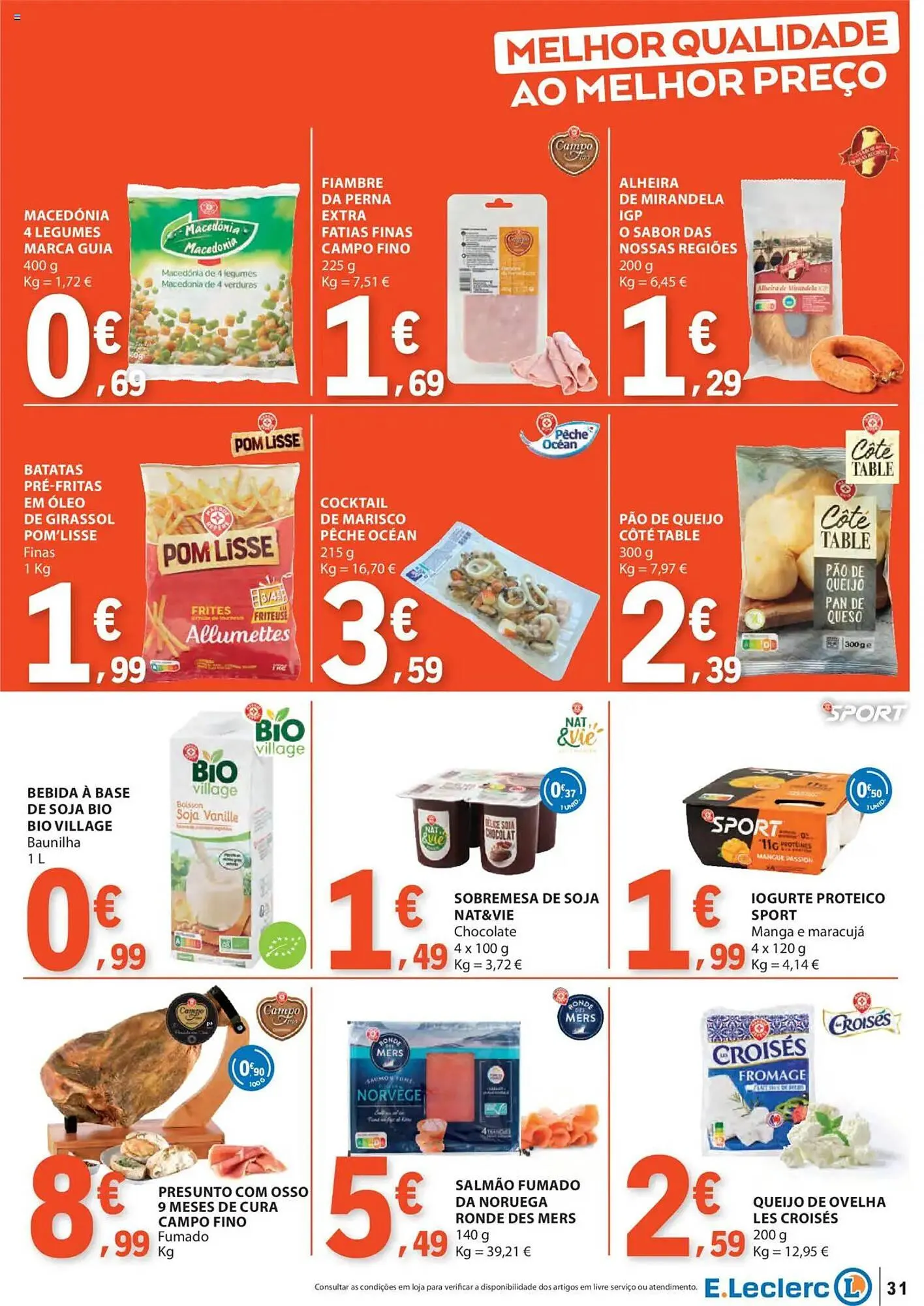 Folheto Folheto E.Leclerc de 3 de abril até 9 de abril 2025 - Pagina 31