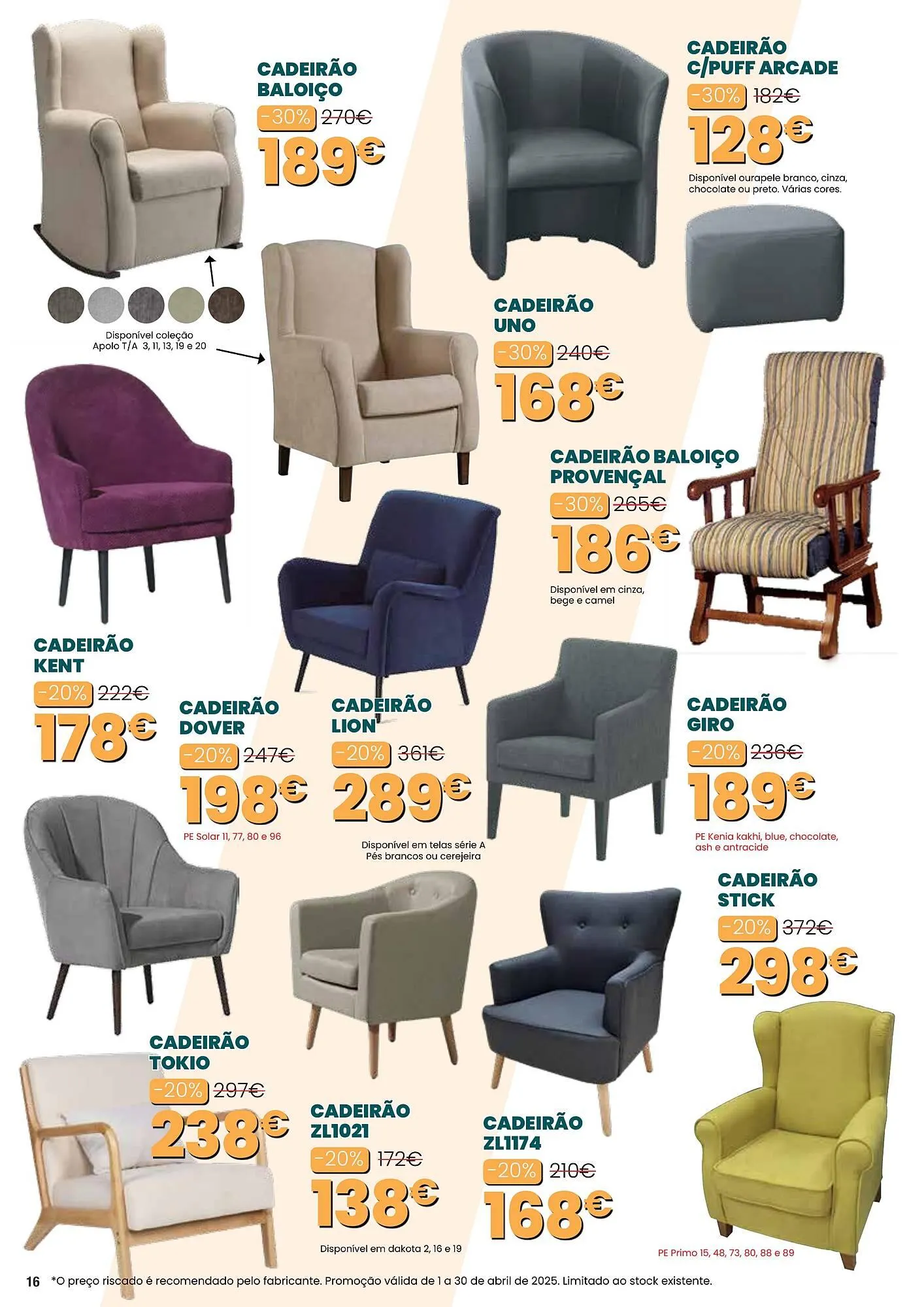 Folheto Folheto Hiper Centro do Móvel de 1 de abril até 30 de abril 2025 - Pagina 16