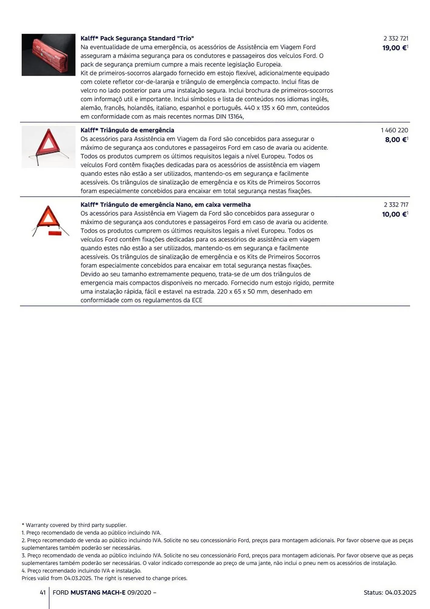 Folheto Folheto Ford de 18 de março até 31 de agosto 2025 - Pagina 41