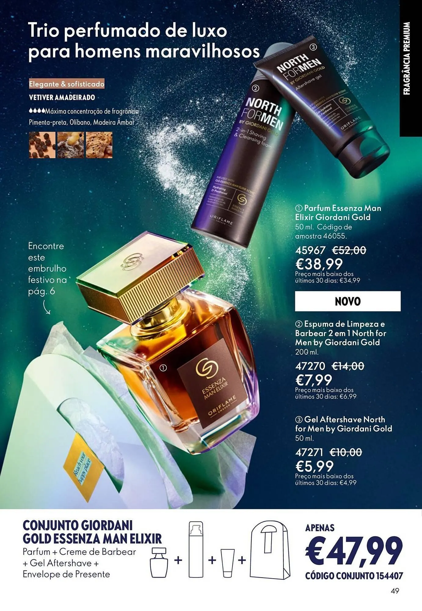 Folheto Catálogo Oriflame de 3 de dezembro até 22 de dezembro 2025 - Pagina 49