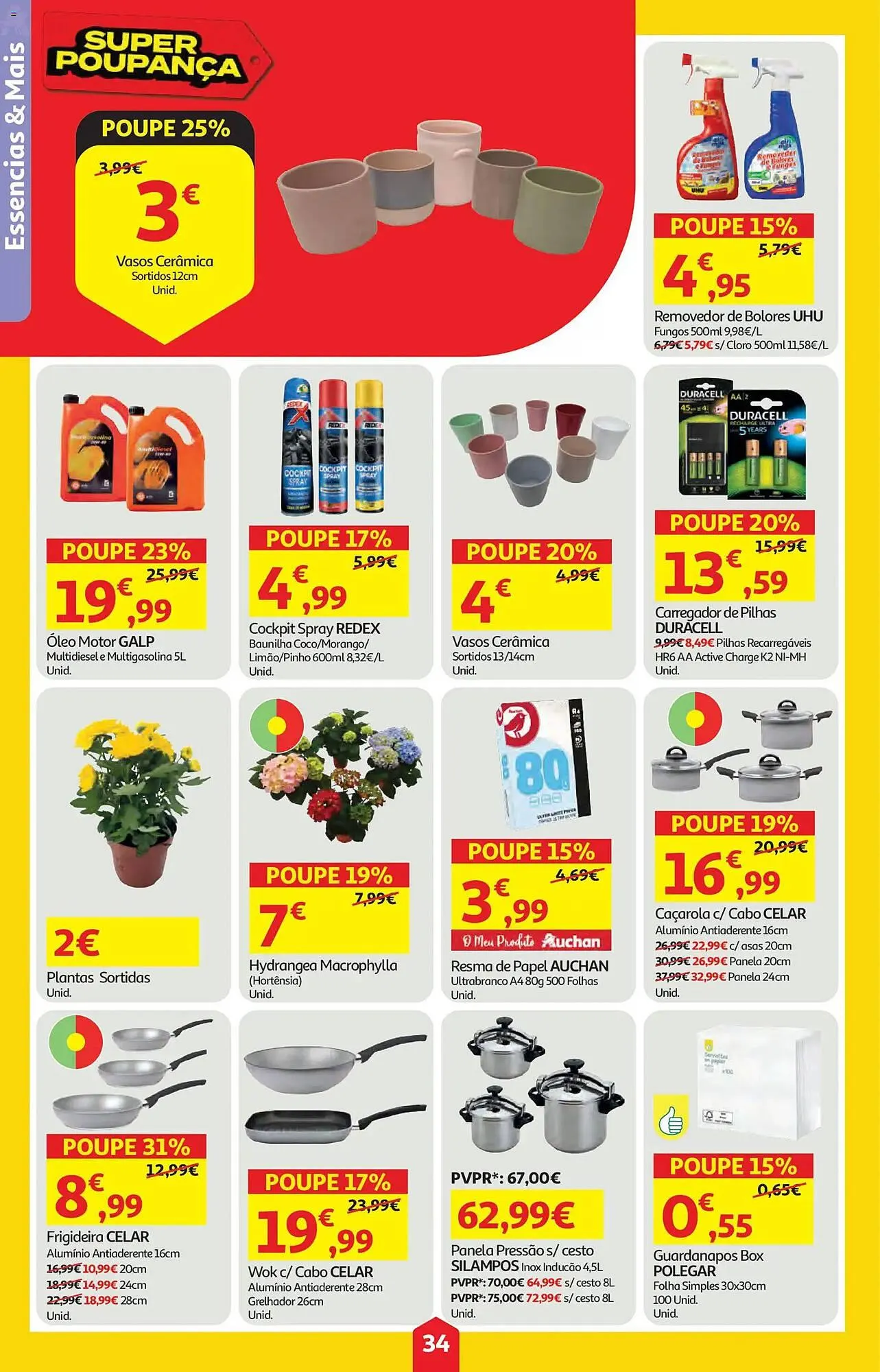 Folheto Folheto Auchan de 9 de abril até 16 de abril 2026 - Pagina 34