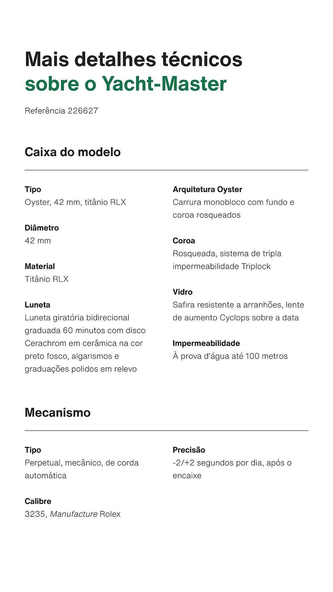 Folheto Folheto Rolex de 7 de março até 31 de dezembro 2025 - Pagina 9