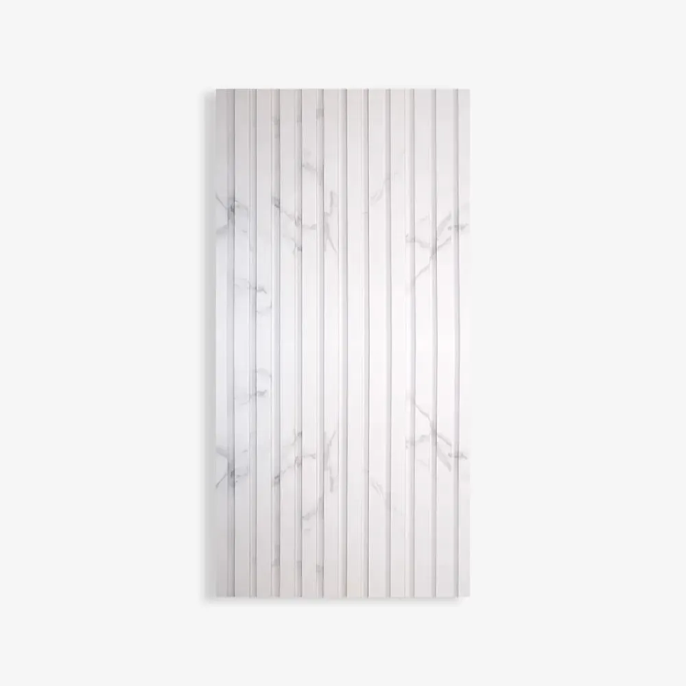 Painel Ripado Revdek Full REVESPERFIL 280x14,3x2,4cm Calacatra Italiana