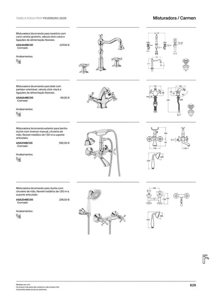 Folheto Soluções de Banho  de 6 de janeiro até 31 de dezembro 2025 - Pagina 631