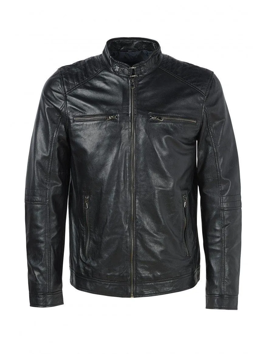 Blusão em pele Leandro