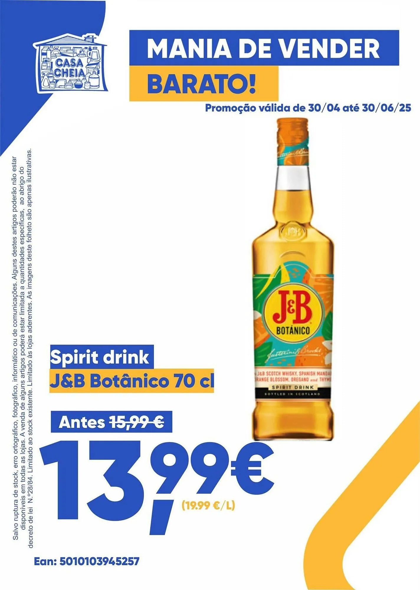 Folheto Folheto Casa Cheia de 30 de abril até 30 de junho 2025 - Pagina 1