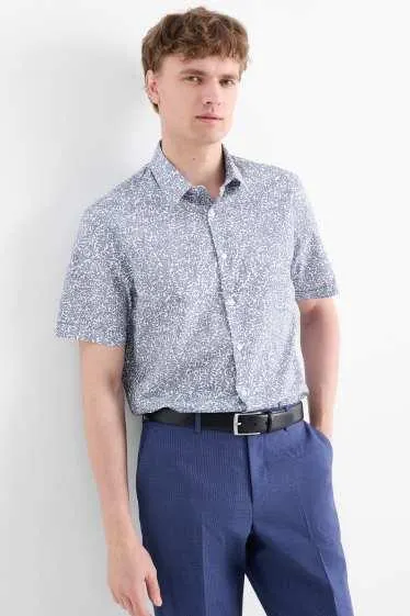 Shirt - regular fit - kent collar - patterned