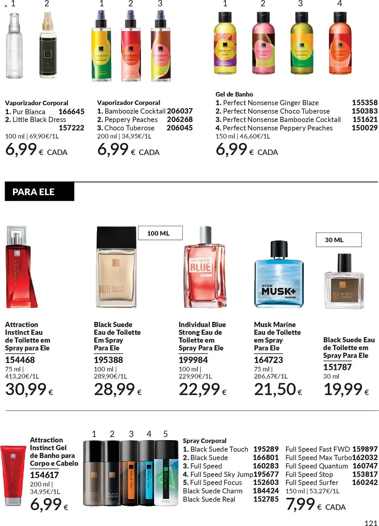 Folheto Catálogo Avon de 1 de novembro até 1 de dezembro 2025 - Pagina 121