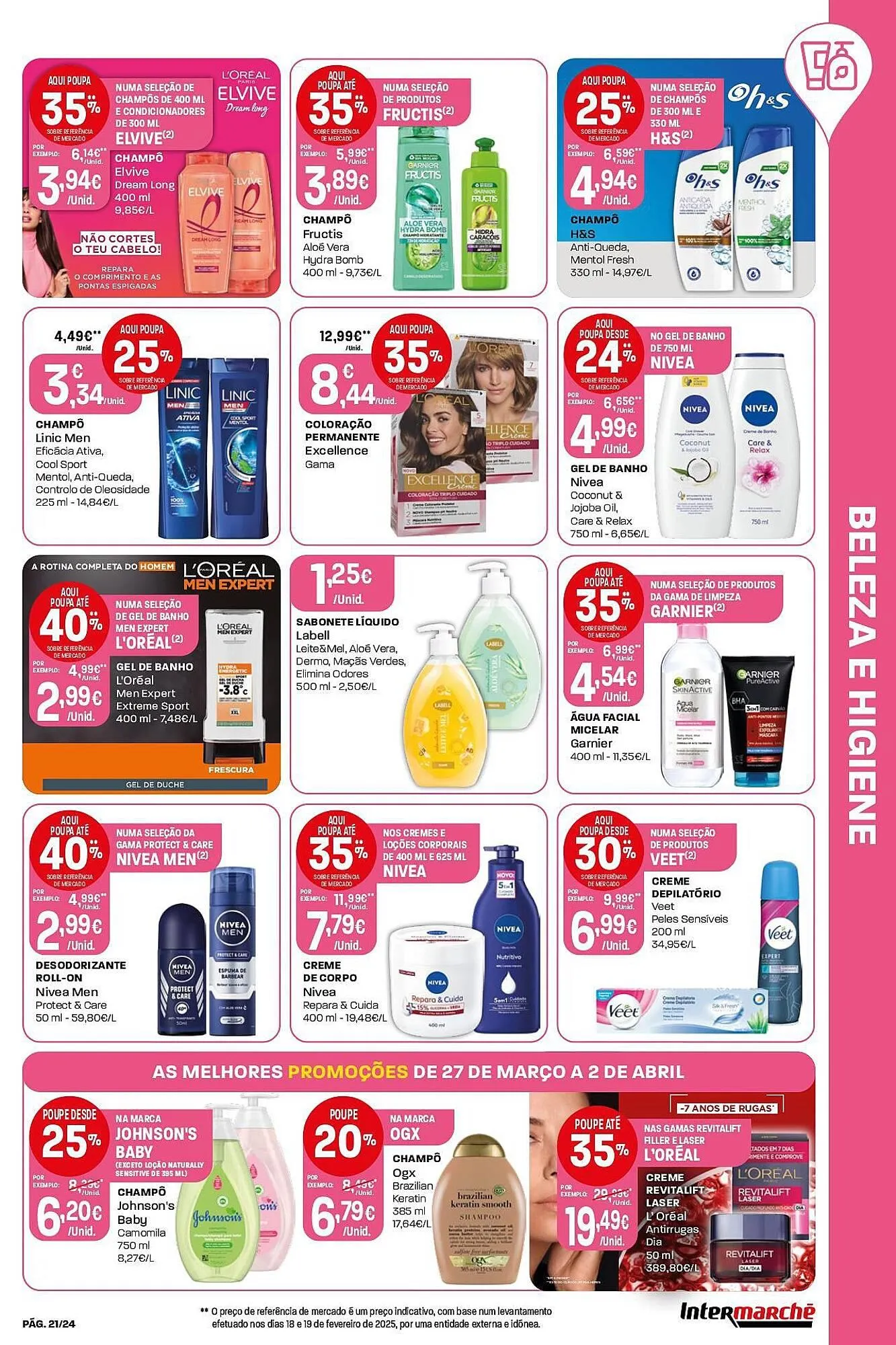 Folheto Folheto Intermarché de 27 de março até 2 de abril 2025 - Pagina 21